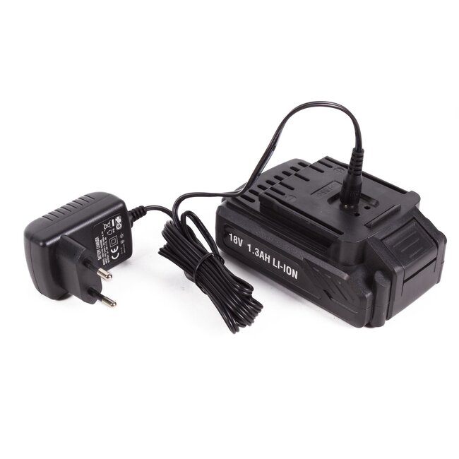 Hofftech Accu luchtpomp - 18V - 2-in-1 functie - Diverse opzetstukken - 45 m³/h