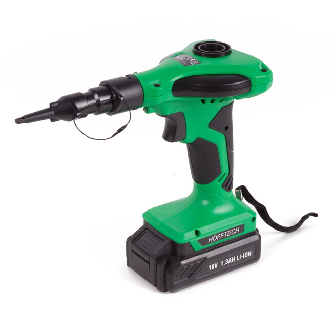 Hofftech Accu luchtpomp - 18V - 2-in-1 functie - Diverse opzetstukken - 45 m³/h