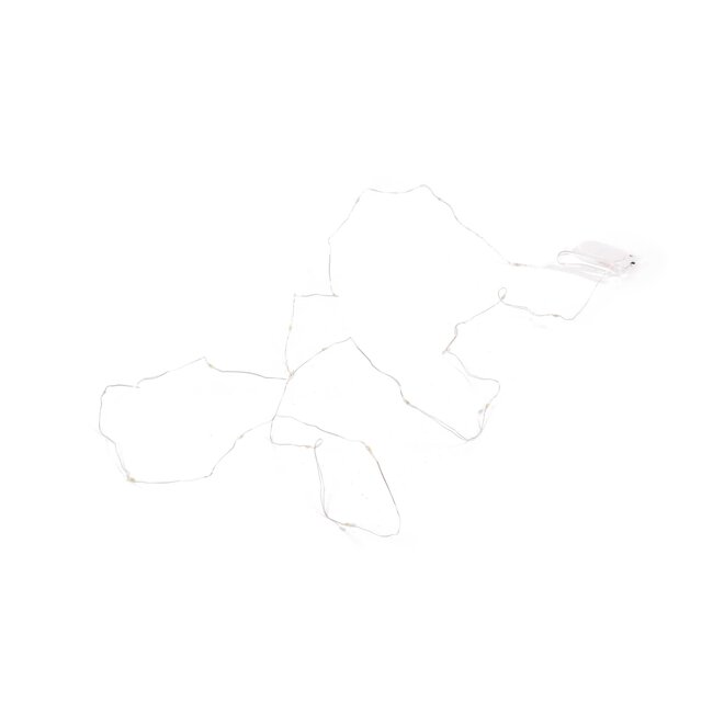 Benson Decoratieve lichtsnoer - 20 micro-LED's - 2,3 meter - inclusief batterijen