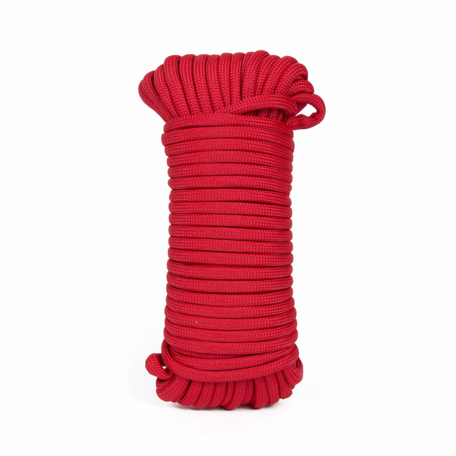 Benson Nylon paracord - 3 mm - 15 meter - rood - weerbestendig - hoge tenaciteit