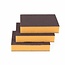 Benson Schuurspons - Dubbele Functie - Geel/Grijs - 10 x 7 x 2 cm - 3 stuks