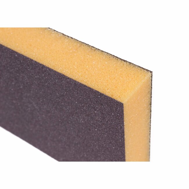 Benson Schuurspons - Dubbele Functie - Geel/Grijs - 10 x 7 x 2 cm - 3 stuks