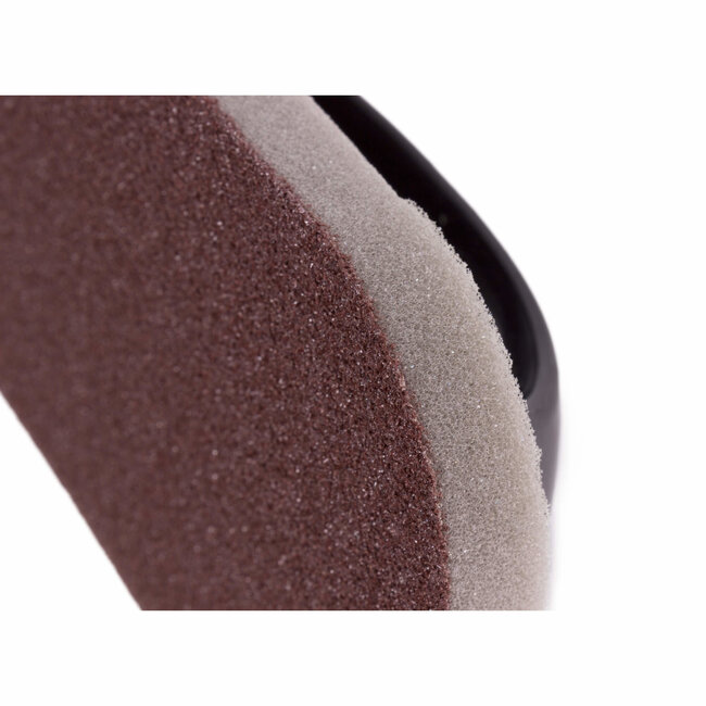 Benson Schuurspons met handvat - grof - 14 x 8 x 4.5 cm - zwart