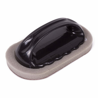 Benson Schuurspons met handvat - grof - 14 x 8 x 4.5 cm - zwart