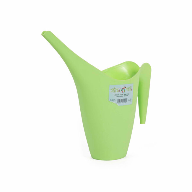 Benson Groene kunststof gieter - open design - 1 liter - lichtgewicht en duurzaam
