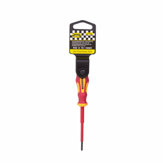 Benson Pozidriv schroevendraaier - geïsoleerd tot 1000V - PZ0 x 75 mm - rood