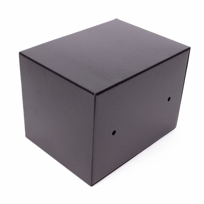 Stahlex Compacte kluis - staal - dubbele vergrendeling - 23 x 17 x 17 cm - 2 sleutels