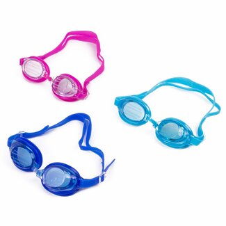 Benson Duikbril junior - verstelbaar - met etui en hanger - kleurenmix Benson Duikbril junior - verstelbaar - met etui en hanger - kleurenmix