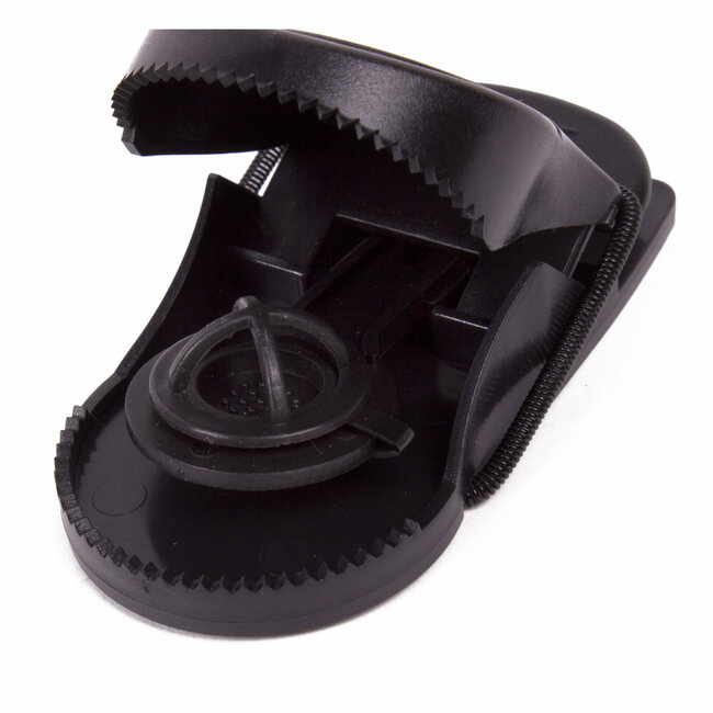 Benson Ratten- en muizenvallen - Veermechanisme - Herbruikbaar - 90 x 45 mm - Zwart - 2 stuks