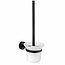 REA Mist Toiletborstelhouder Wandmodel - 7 x 31 cm - Zwart