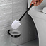 REA Mist Toiletborstelhouder Wandmodel - 7 x 31 cm - Zwart
