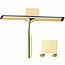 REA Badkamer Wisser/Douche Trekker met Houder - 25 cm - Glans Goud