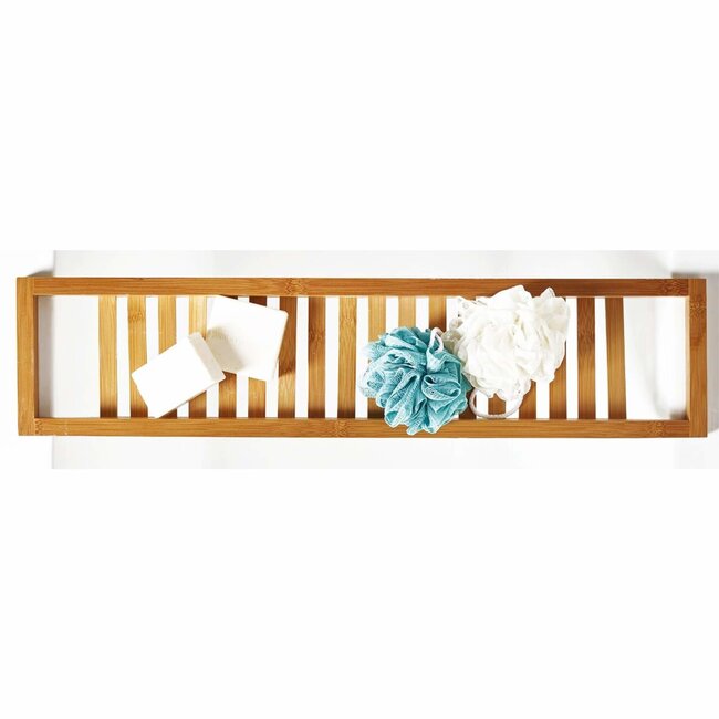 REA Bamboe badplank - stijlvol en duurzaam - 70x14x4 cm - natuurlijk bruin