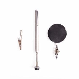 Benson Pick-up tool 3-in-1 - Magneet, spiegel en klem - Telescopisch 13.5-64.5 cm