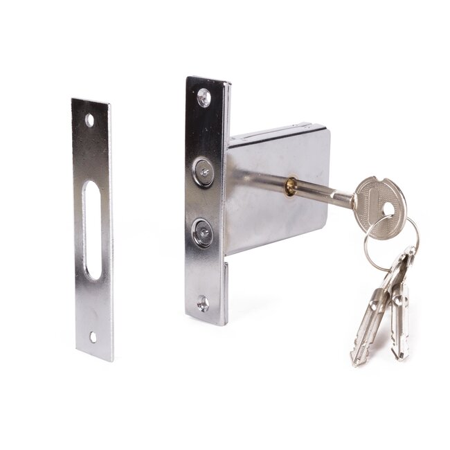 Benson Insteek penslot - Bijzetslot SKG - Vernikkeld staal - Inclusief accessoires - Extra beveiliging