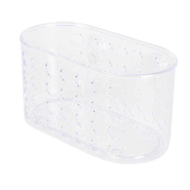 Benson Transparant douchebakje met zuignap - medium - praktisch en stijlvol