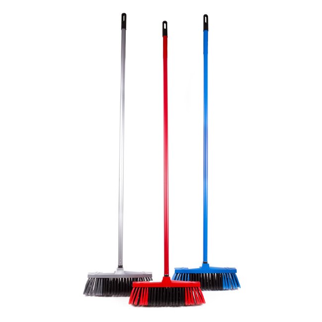 Benson Kamerveger - Zachte Borstelharen - 130 cm met Steel - Voor Gladde Binnenvloeren