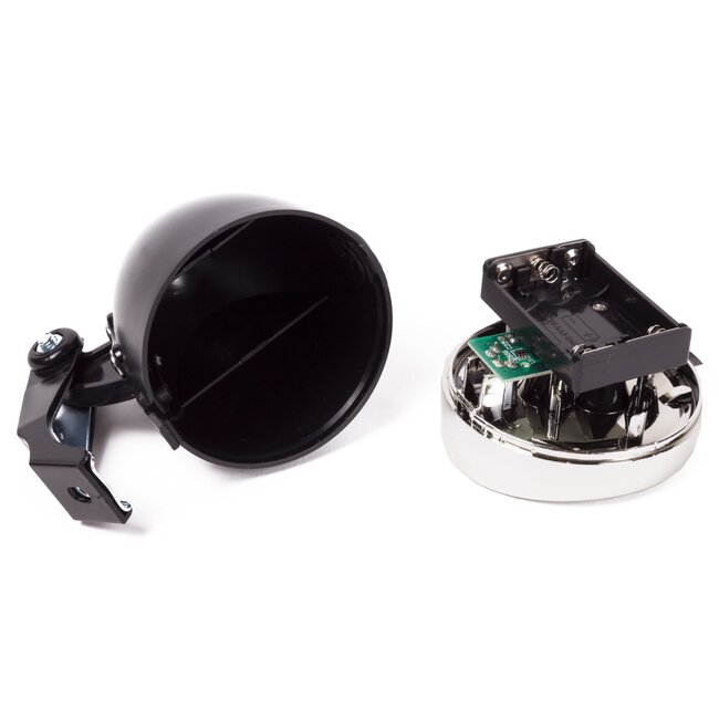 Benson Fietskoplamp - 3 x LED - Zwart - Inclusief Batterijen - 4 Lux - 15 Meter Zichtbaarheid