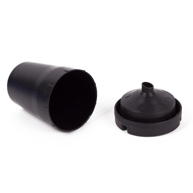 Benson Zelfdovende asbak - glow in the dark - zwart - 10.6 x 8 x 8 cm