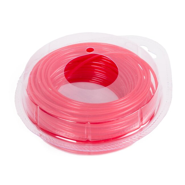 Benson Trimdraad - Ø 2 mm - 15 meter - Rood - Nylon