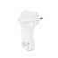 Benson Extra platte haakse stekker - 8 mm dik - met ontplughulp - wit - 4 stuks