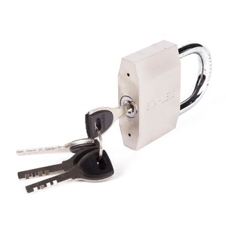 Stahlex Robuust hangslot - geharde beugel - waterbestendig - 70 mm - inclusief 4 sleutels