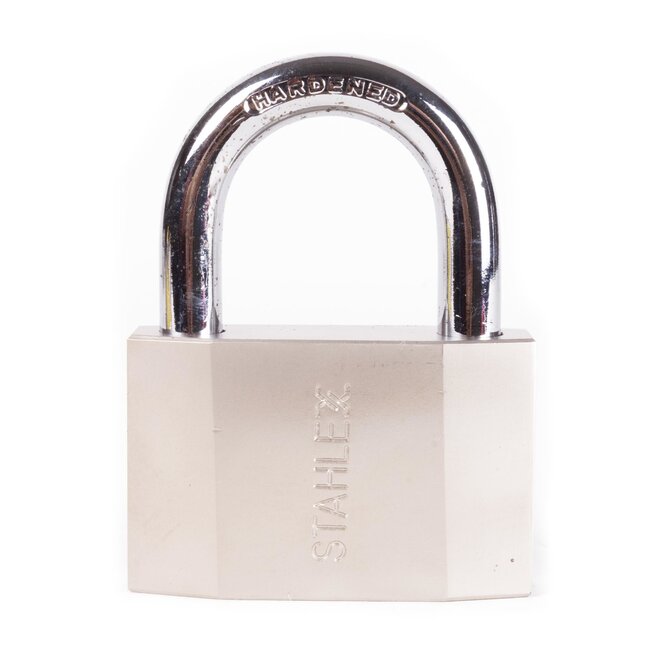 Stahlex Robuust hangslot - geharde beugel - waterbestendig - 70 mm - inclusief 4 sleutels