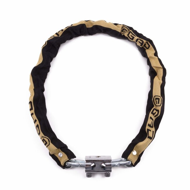 GAD Kettingslot - Gehard Staal - Messing Slot - 1200 mm - Zwart/Bruin