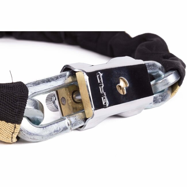 GAD Kettingslot - Gehard Staal - Messing Slot - 1200 mm - Zwart/Bruin