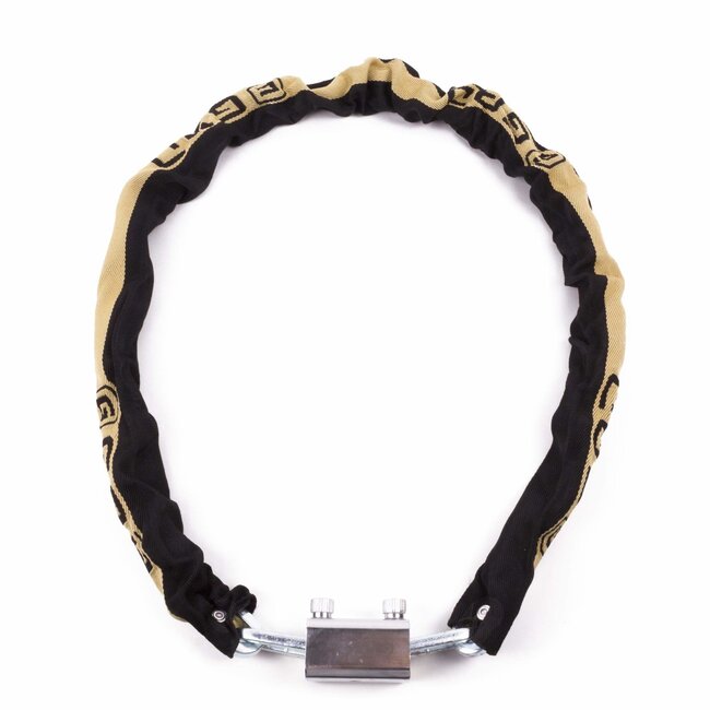 GAD Kettingslot - Gehard Staal - 8 x 1200 mm - Zwart/Bruin - Inclusief 2 Sleutels