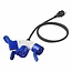 ProPlus Verloopkabel - 3-weg - 1,5 meter - Schuko naar 3 CEE - IP44