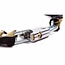 GAD Kettingslot - Gehard Staal - Messing - 110 cm - Zwart/Bruin