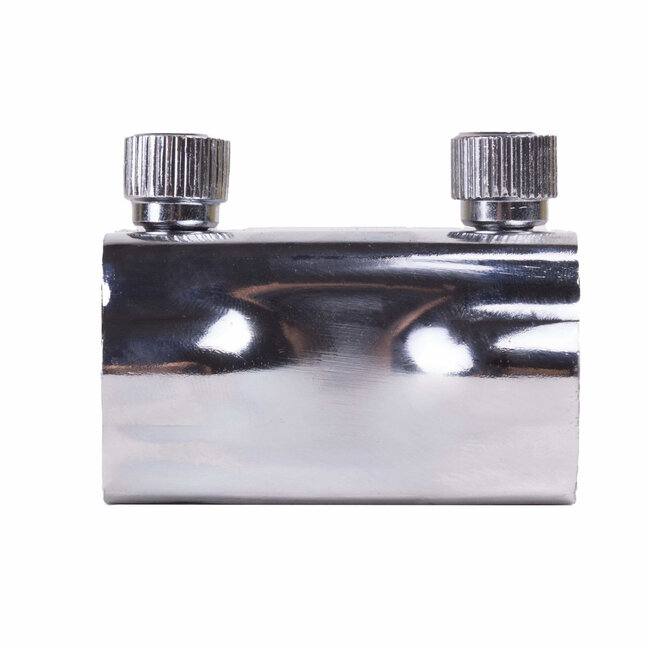 GAD Kettingslot - 10 mm - 2 pinnen - messing - inclusief 2 veiligheidssleutels