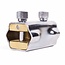 GAD Kettingslot - 10 mm - 2 pinnen - messing - inclusief 2 veiligheidssleutels