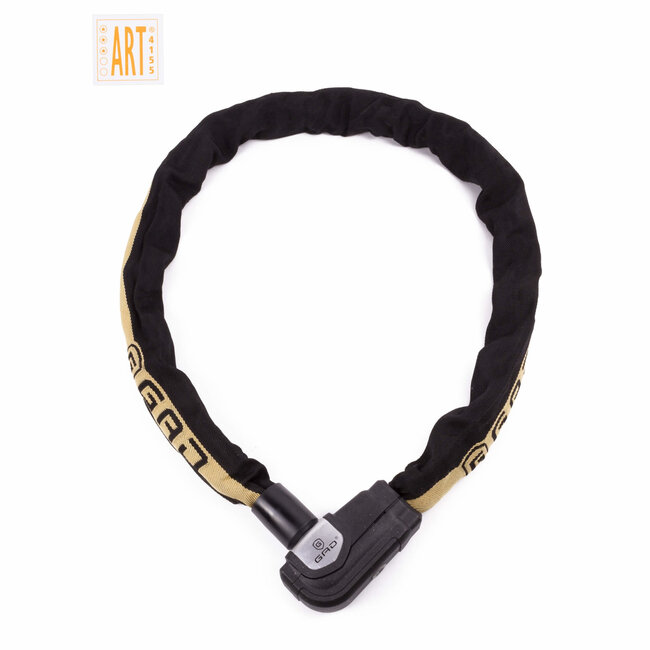 GAD Kettingslot - Art Keurmerk - Zwart - 10 x 1200 mm