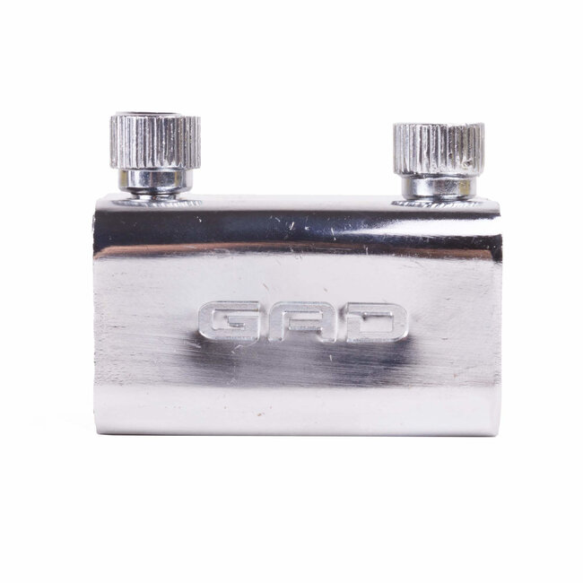 GAD Kettingslot - 8 mm dikte - 2 pinnen - messing - inclusief 2 sleutels