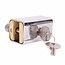 GAD Kettingslot - 8 mm dikte - 2 pinnen - messing - inclusief 2 sleutels