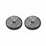 ProPlus Witte ronde reflector - schroefbevestiging - Ø 60 mm - 2 stuks