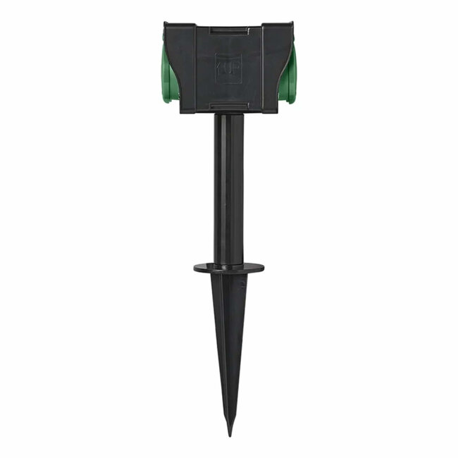 ProPlus Dubbele schuko tuincontactdoos - 4-voudig - 2 meter - weerbestendig kunststof