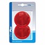 ProPlus Zelfklevende ronde reflectoren - rood - 60 mm - 2 stuks
