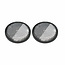 ProPlus Zelfklevende ronde reflector met grondplaat - wit - 55 mm - set van 2