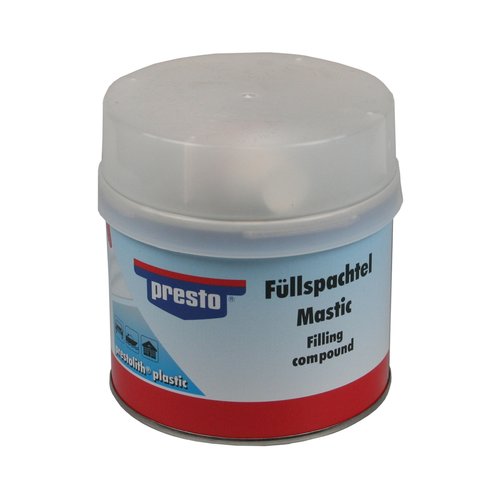 Presto Polyesterplamuur - met Minerale Vulstoffen - 1 kilo Presto Polyesterplamuur - met Minerale Vulstoffen - 1 kilo