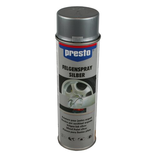 Presto Wielzilver - Velgenspray Zilver - 500 ml Presto Wielzilver - Velgenspray Zilver - 500 ml