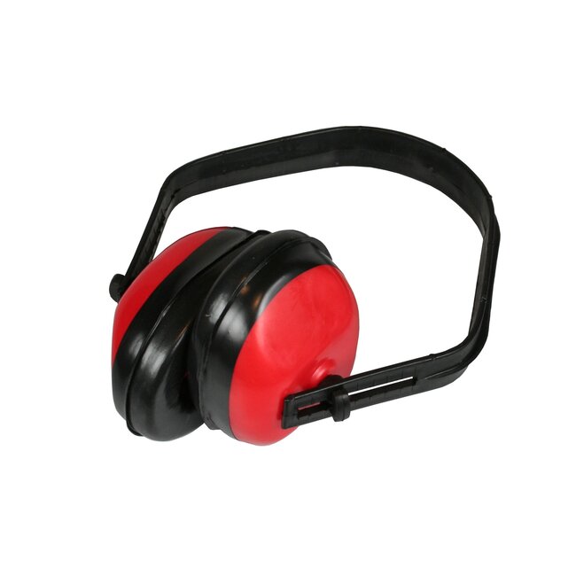 Benson Verstelbare gehoorbeschermer - hoog draagcomfort - lichtgewicht - zwart/rood - SNR 25 dB
