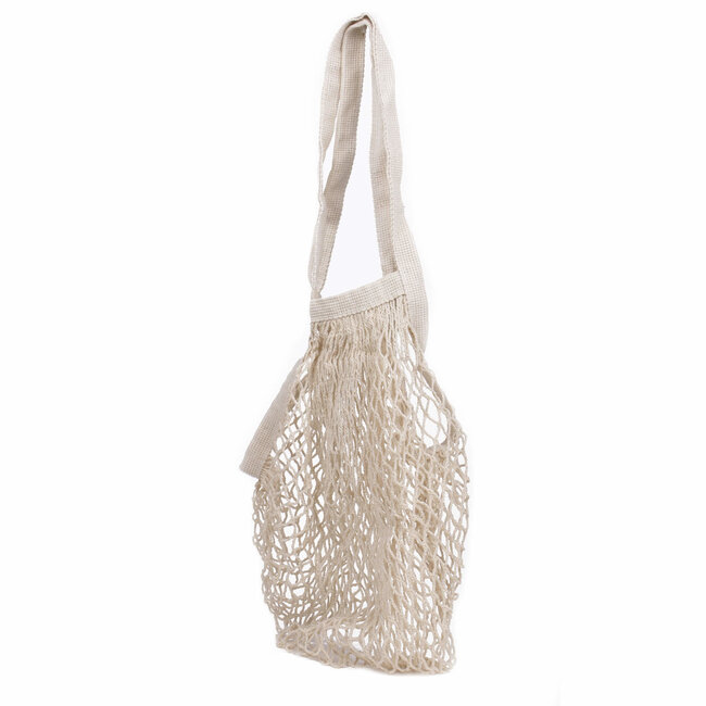Benson Duurzaam katoenen boodschappennetje - Compact en rekbaar - 37 × 37 cm