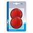 ProPlus Zelfklevende ronde reflector met grondplaat - rood - Ø 55 mm - 2 stuks