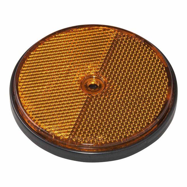Pro Plus Reflector met Schroefbevestiging - Ø 80 mm - Oranje