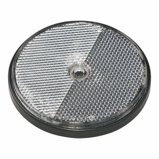 ProPlus Reflector rond - schroefbevestiging - wit - Ø 80 mm - E-keur