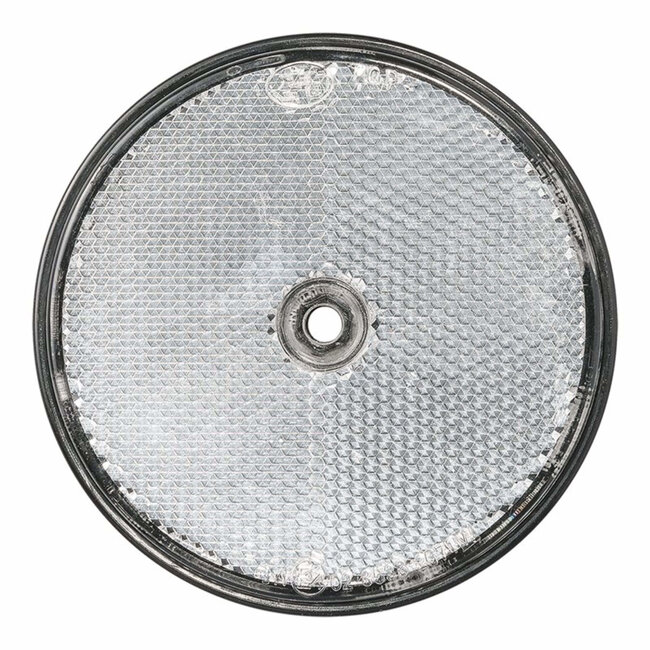 ProPlus Reflector rond - schroefbevestiging - wit - Ø 80 mm - E-keur