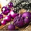 REA Kerstballen Set - Kunststof - Ø 6, 4 en 3 cm - Roze - 100 stuks